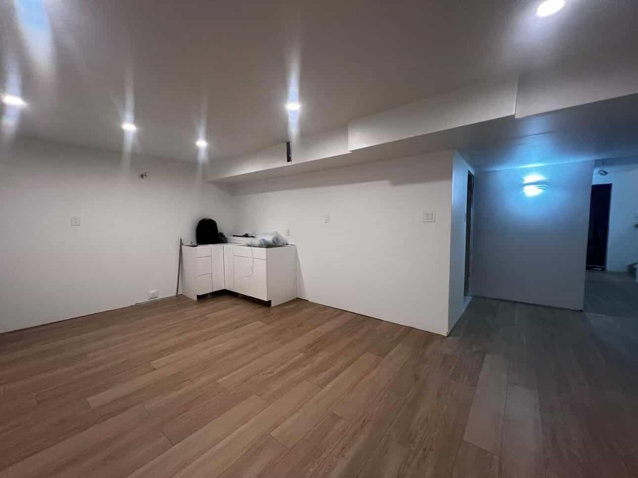 Finished basement renovation by DRK and Sons